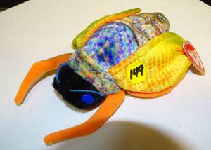 lot 149 image: VINTAGE Twitterbug Cicada 11th Gen 2002 Retired Ty Beanie Baby Collectible Mint