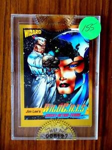 lot 155 image: LIMITED EDITION - Wizard Magazine Promo Card Sealed And Numbered Wildcats Gold Jim Lee