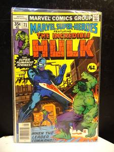 lot 162 image: VINTAGE Marvel Comics, The Incredible Hulk #71 May 1978 $$