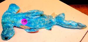 lot 197 image: TY Beanie Baby  Sledge  Hammerhead Shark - 2002 Rare Vintage Toy