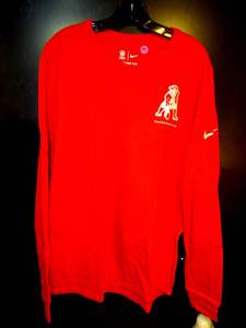 lot 183 image: NEW WO TAGS - NIKE NFL TEAM APPAREL NEW ENGLAND PATRIOTS LONG SLEEVE SWEATSHIRT $$$
