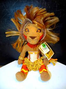 lot 212 image: BROADWAY MUSICAL 11 LION KING PLUSH FIGURE WITH TAGS