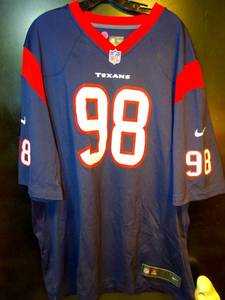 lot 222 image: NIKE NFL ONFIELD HOUSTON TEXANS CONNOR BARWIN #98 JERSEY