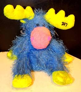 lot 247 image: Ty Punkies - MARBLES the Moose Plush Stuffed Animal Toy wTags