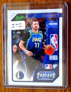 lot 272 image: Luka Doncic 2019-20 Panini Chronicles #100 Threads