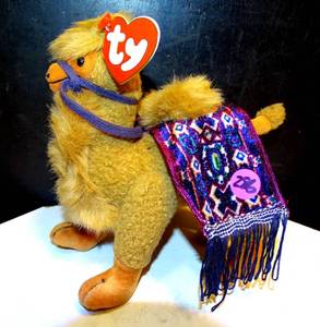 lot 286 image: $$ Ty Beanie Baby - Lawrence the Camel Attic Treasures Collection 1993 Mint W Tag