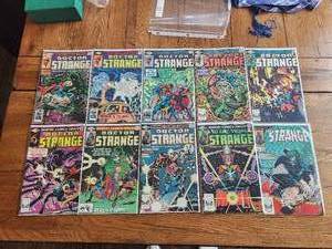lot 13 image: Selection of 10 vintage comics - Dr. Strange - Marvel