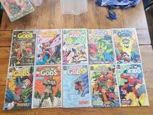 lot 64 image: Selection of 10 vintage comics - DC, New Gods