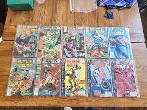 lot 105 image: Selection of 10 vintage comics - DC - Suicide Squad