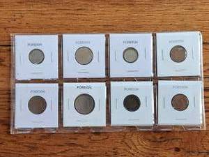 lot 41 image: Selection of vintage foreign coins