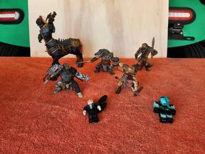 lot 112 image: Selection of vintage collectible Papo, McFarlane toy figures