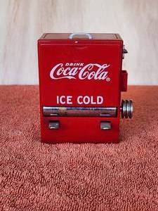 lot 29 image: Vintage Coca Cola - Coke - ice chest themed toothpick dispenser