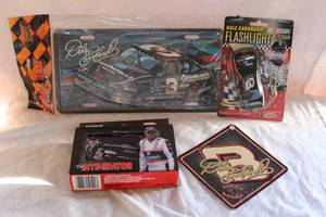lot 13 image: lot of Dale Earnhardt collectibles