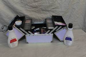 lot 30 image: makeup kaboodle with makeup and others see pic.