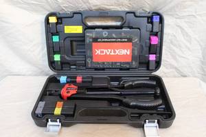 lot 39 image: Nextack Rivet nut tool kit this kit includes the rivet nut gun, mandrels (covering both SAE and Metric sizes)