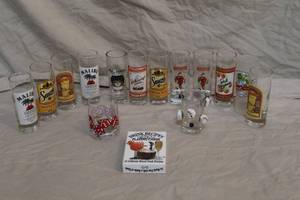 lot 61 image: shoot glasses and drink recipes playing cards