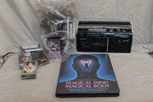 lot 66 image: Sony tape player AMFM  radio and tapes