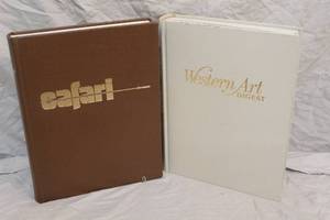 lot 74 image: Western art book and safari book