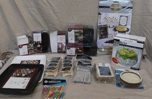 lot 82 image: Party supplies dessert trays ice tray for dip and so much more see pictures