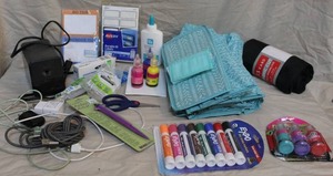 lot 182 image: OfficeCraft supplies like electric pencil sharpener hanging organizerdry erase markerspaints and much more see pictures