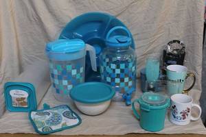 lot 189 image: Jugs and snack bowl and much more see pictures
