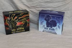 lot 210 image: Pokemon boxes with content see pictures