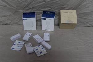 lot 245 image: Wireless doorbell and dool alarms and more see pictures