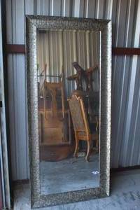 lot 309 image: Large mirror about 5 foot tall