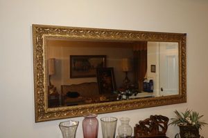 lot 10 image: Vintage long mirror