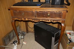 lot 42 image: Vintage well loved table