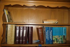 lot 51 image: Vintage books and dictionaries