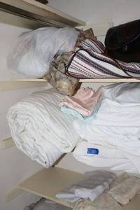 lot 87 image: Misc. linens and bag