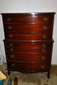 lot 7 image: Dixie tall dresser