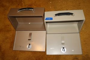 lot 108 image: Two Heavy metal storage boxes