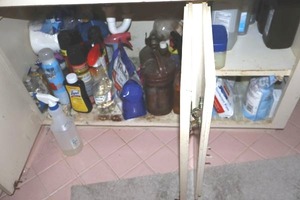 lot 127 image: Bathroom cleaners and epsom salts