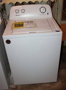 lot 154 image: Amana washing machine, model NTW4516FW3