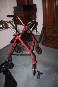 lot 146 image: Rolling walker with seat