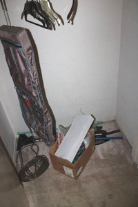 lot 128 image: Vacuum parts, DVD and VHS players, and Misc.