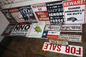 lot 33 image: Metal signs