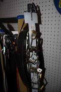 lot 37 image: Leather Belts and extra belt buckles