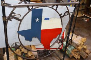 lot 66 image: Circle Texas shape Texas sign