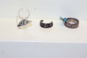 lot 196 image: Jewelry rings as shown