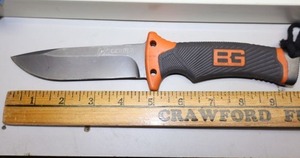 lot 209 image: Gerber knife with rubber grip handle