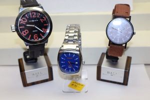 lot 234 image: Watches Reebok blue, Chereskin, and brown face watch