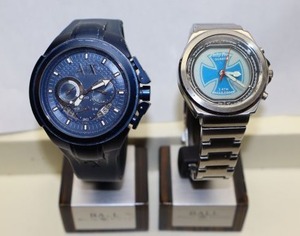 lot 236 image: Watches Armani Exchange blue and 3 ATM water proof watch