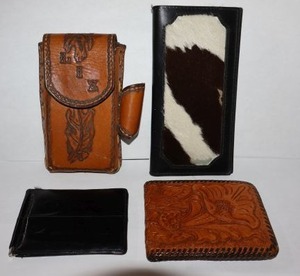 lot 326 image: Leather wallets and billfolds