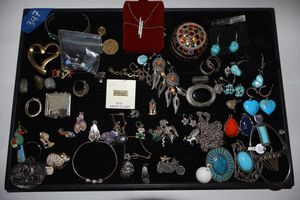 lot 347 image: Misc. jewelry as shown