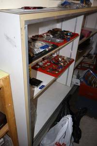 lot 351 image: Displaystorage cabinet only