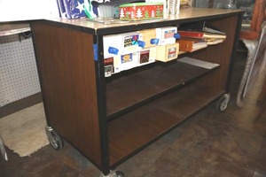 lot 376 image: Rolling storage cabinet only