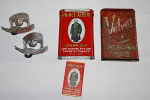 lot 362 image: Vintage tobacco tins and Coca-Cola bottle openers